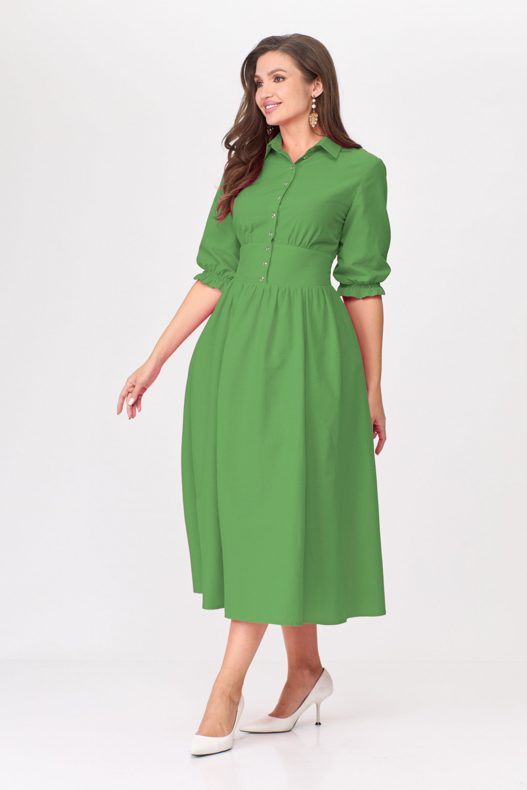 Платье Abbi style 1013 зелёный