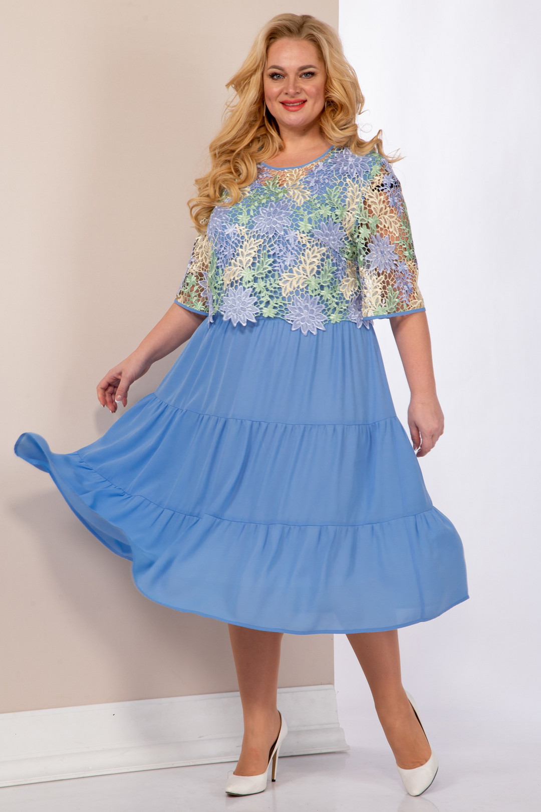 Платье AiraStyle 958 голубой