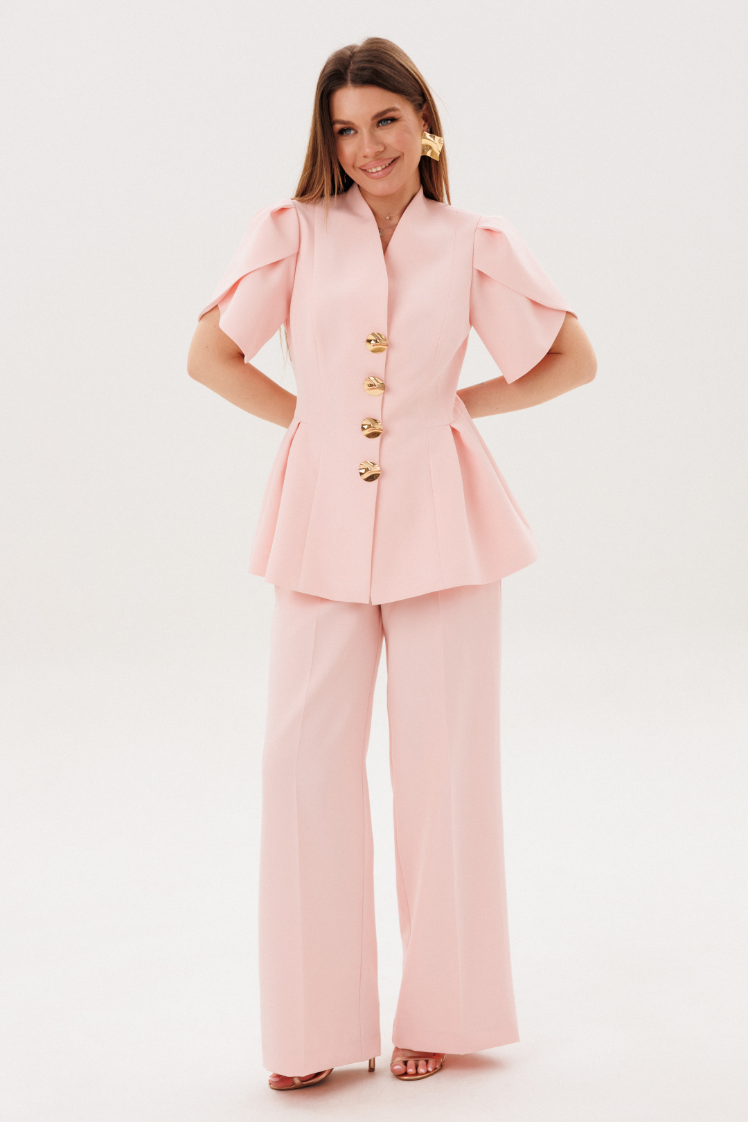Костюм Ambera style 2156 пудра - фото 1