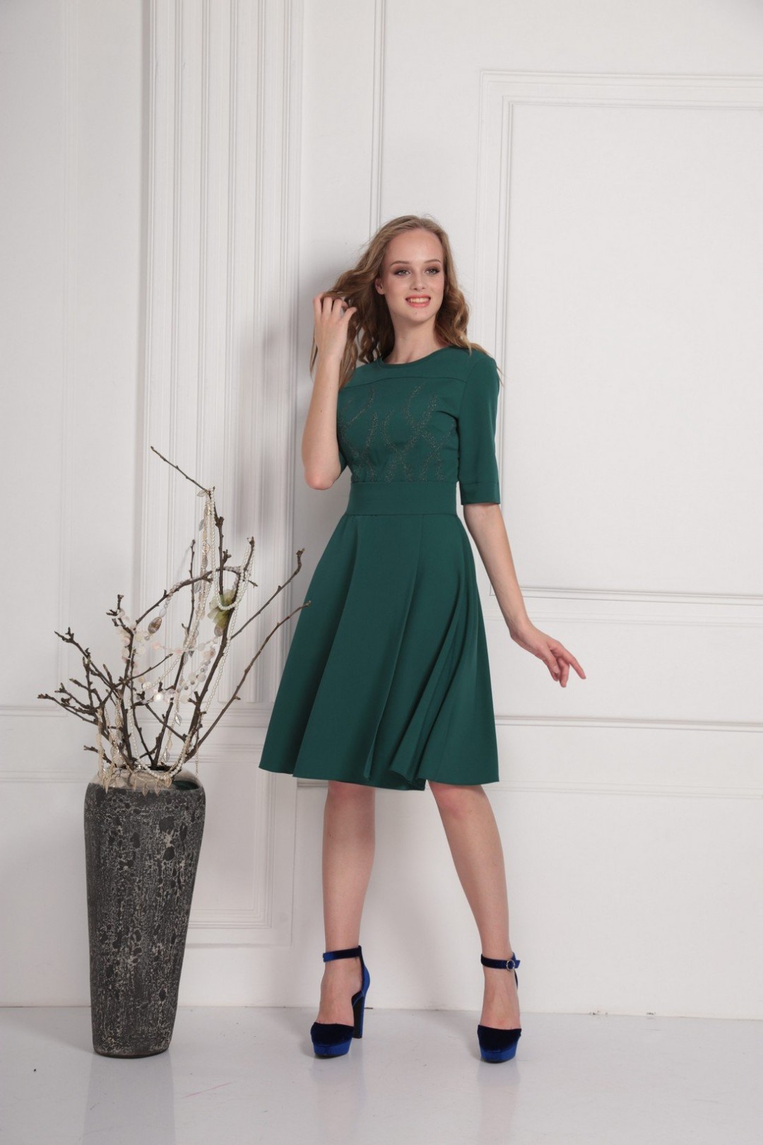 Платье Amori 9412 зеленый