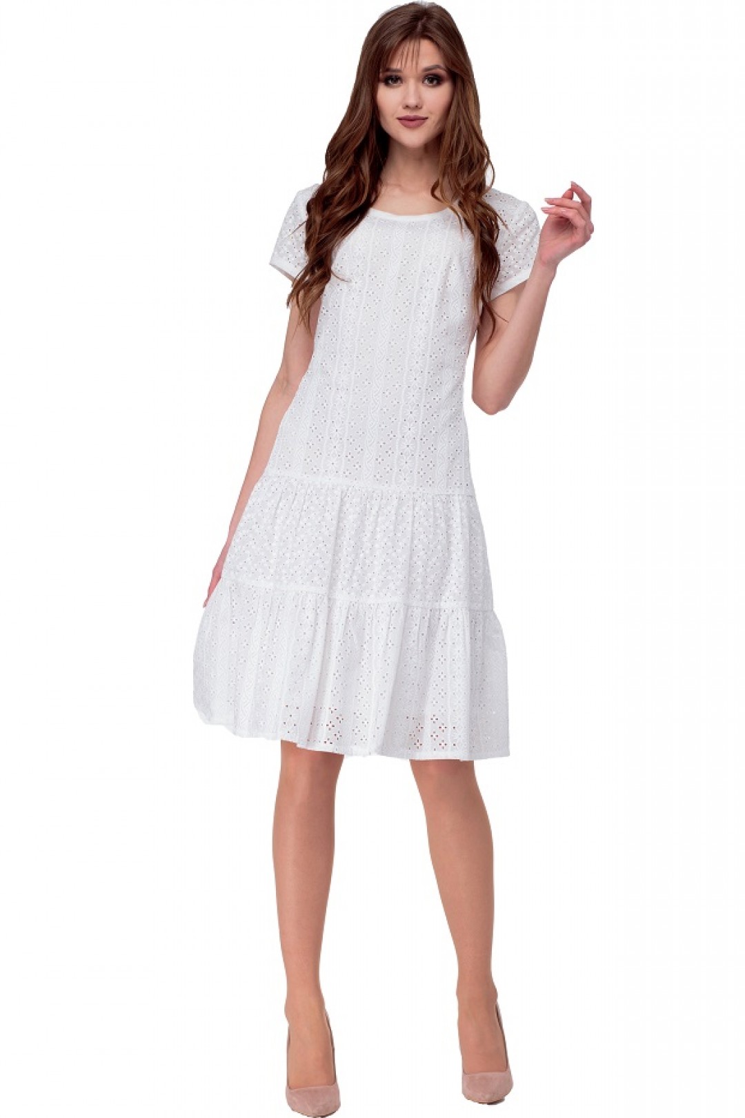 Платье Amori 9524 молочный.