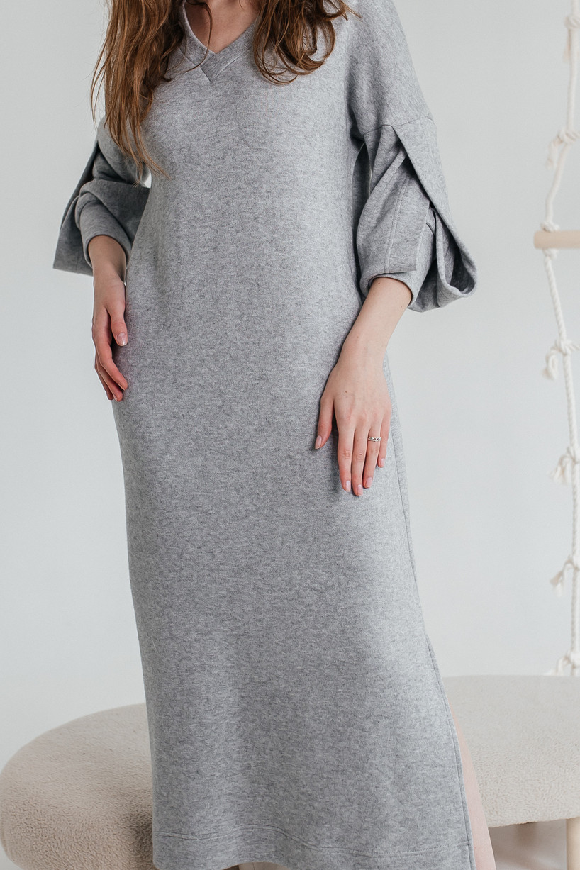 Платье Amori 9602 серый