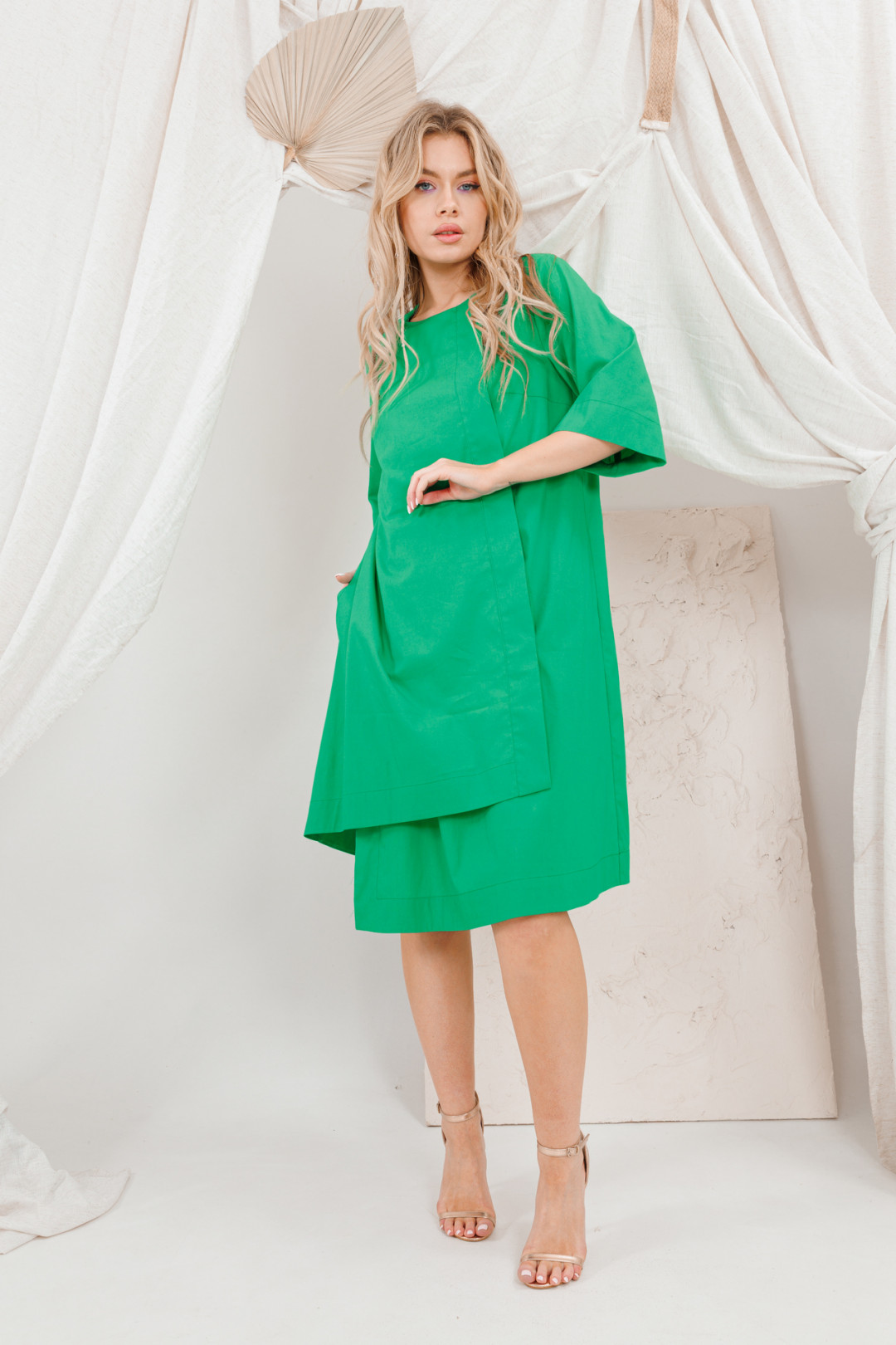 Платье Amori 9698 яркая зелень