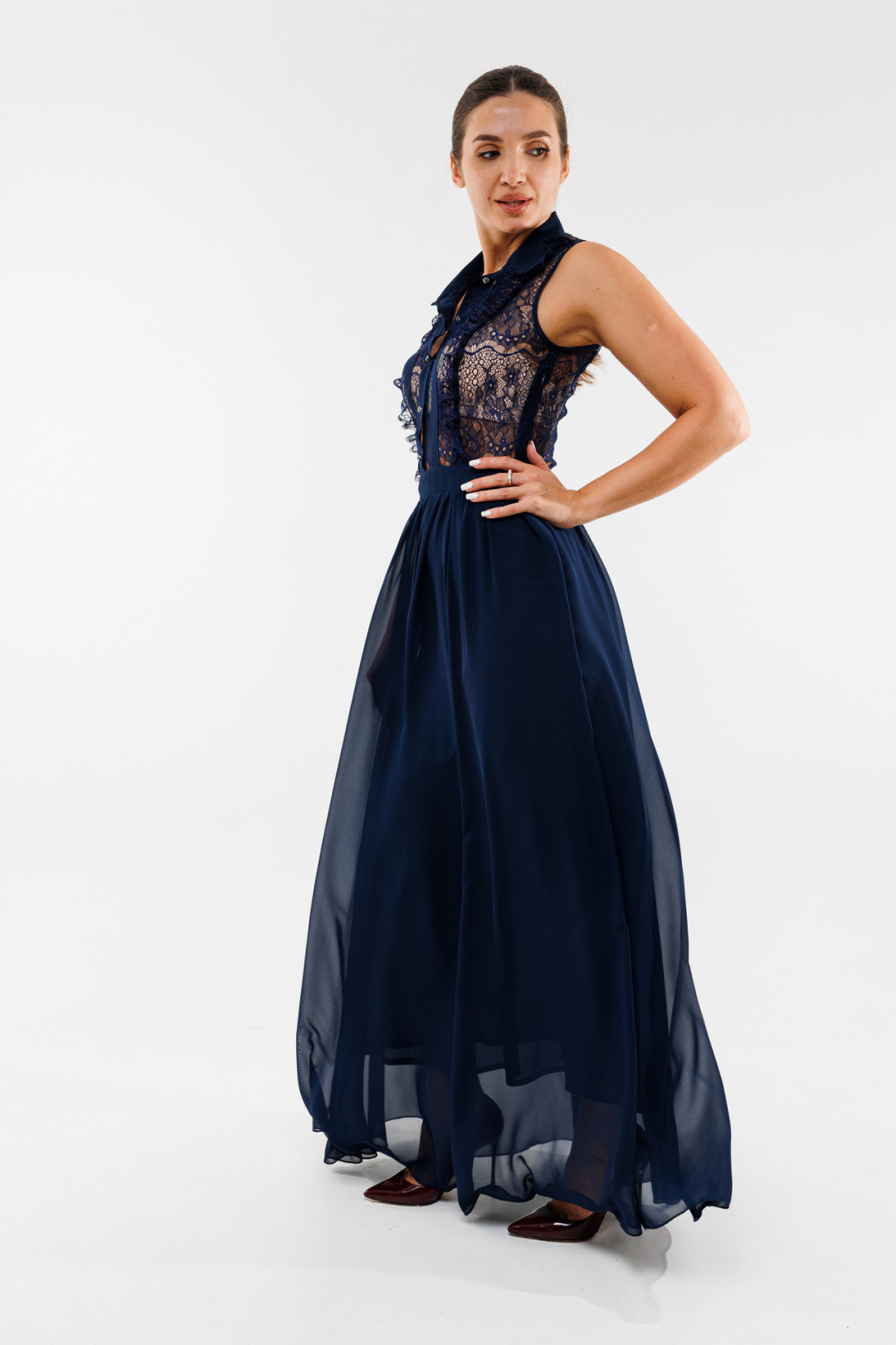 Платье Amori 9778 темно-синий