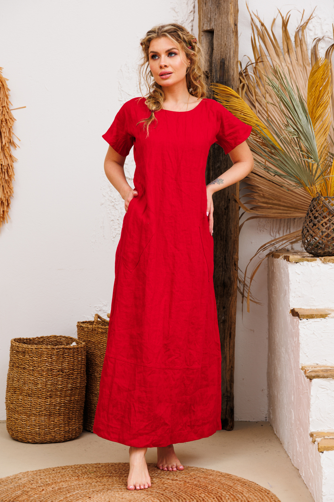 Платье АМУЛЕТ 9724 красный