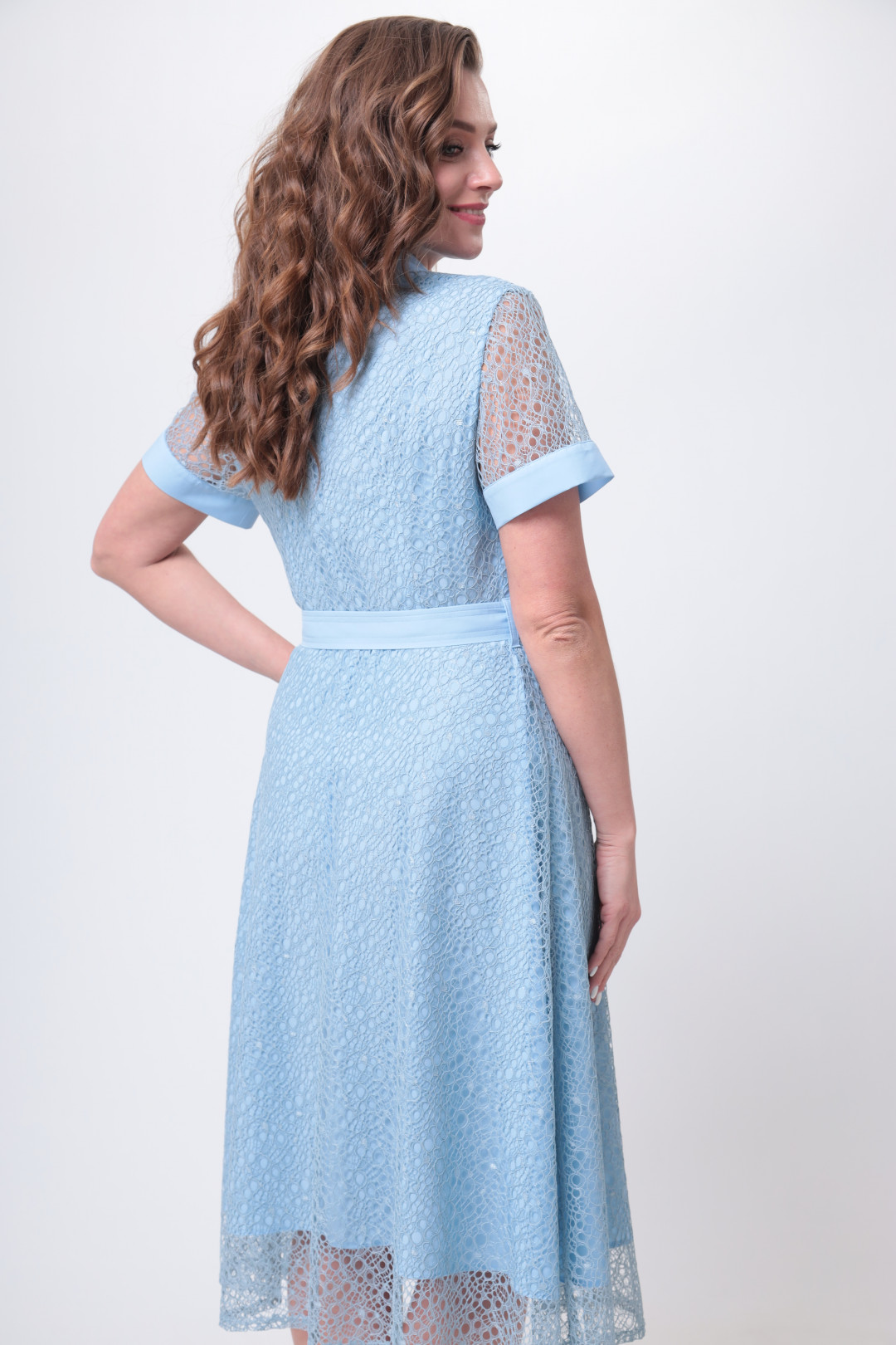 Платье ANASTASIA MAK 1034 голубой