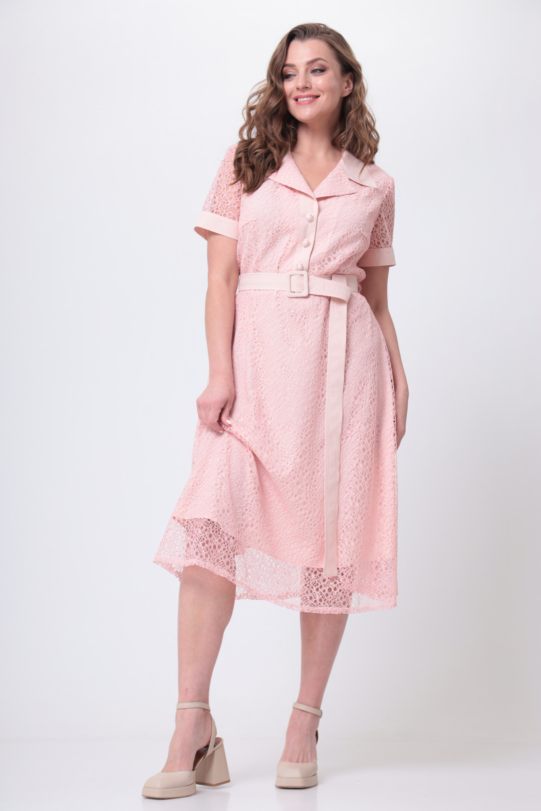 Платье ANASTASIA MAK 1034 розовый