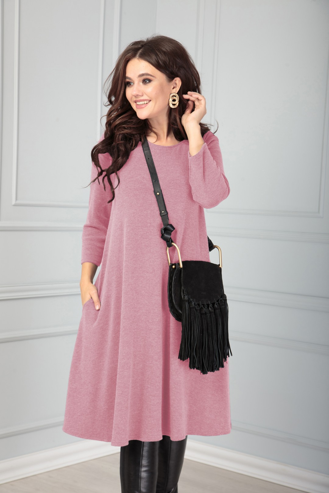Платье Anastasia 495 розовый