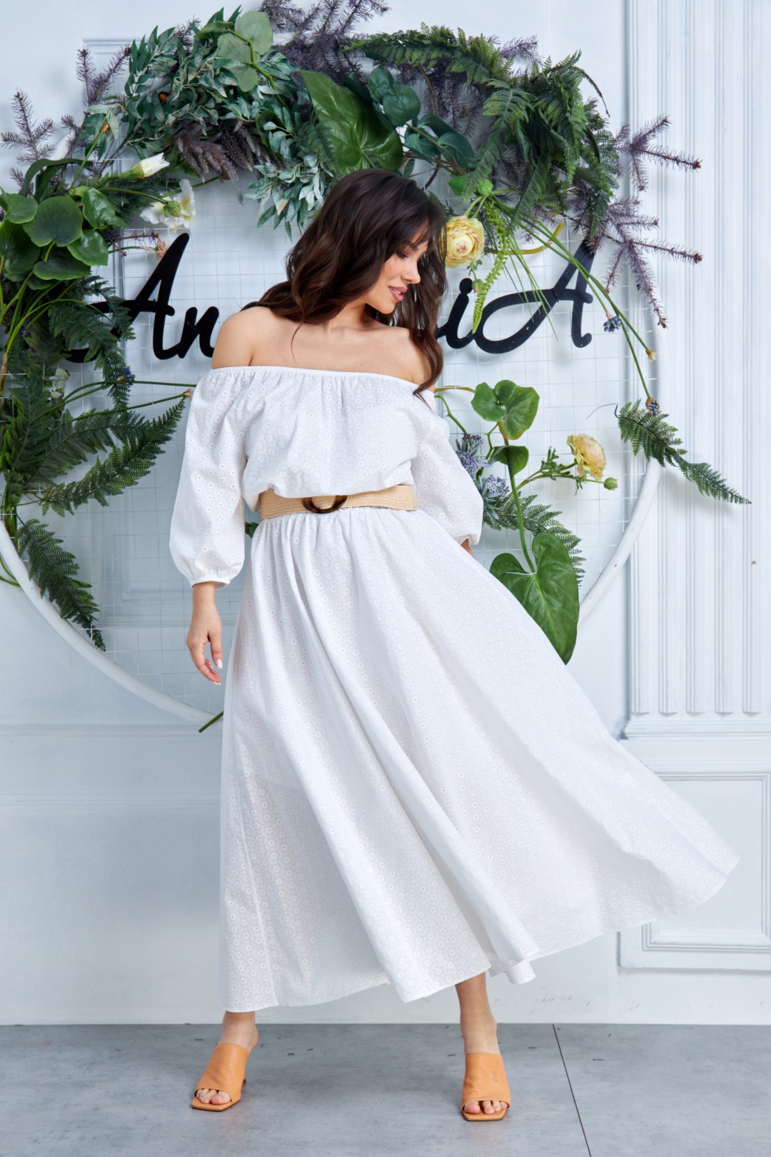 Платье Anastasia 629 белый