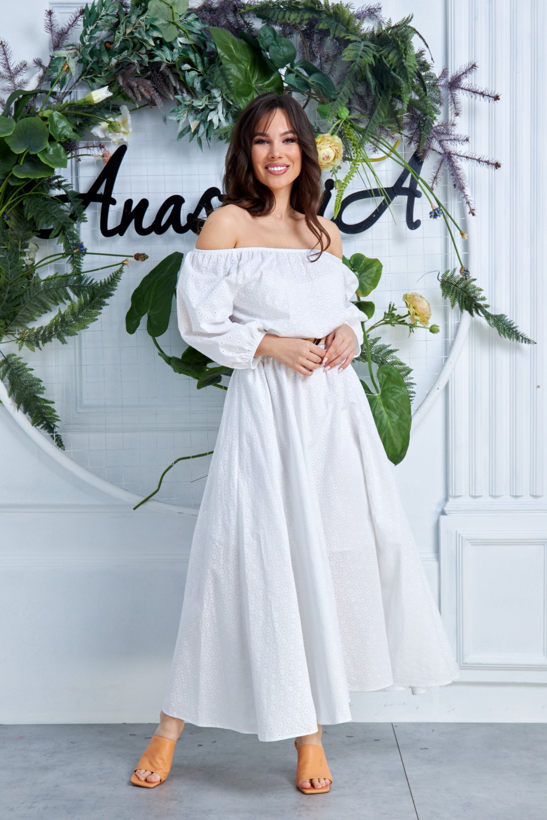 Платье Anastasia 629 белый