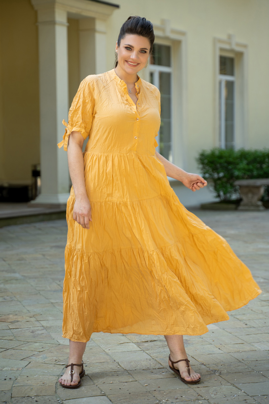 Платье ANDINA 806-2 манго