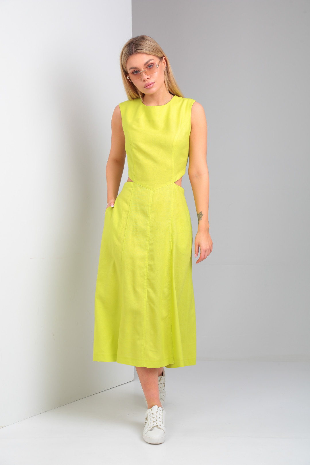 Платье Andrea Fashion 004 лимонный