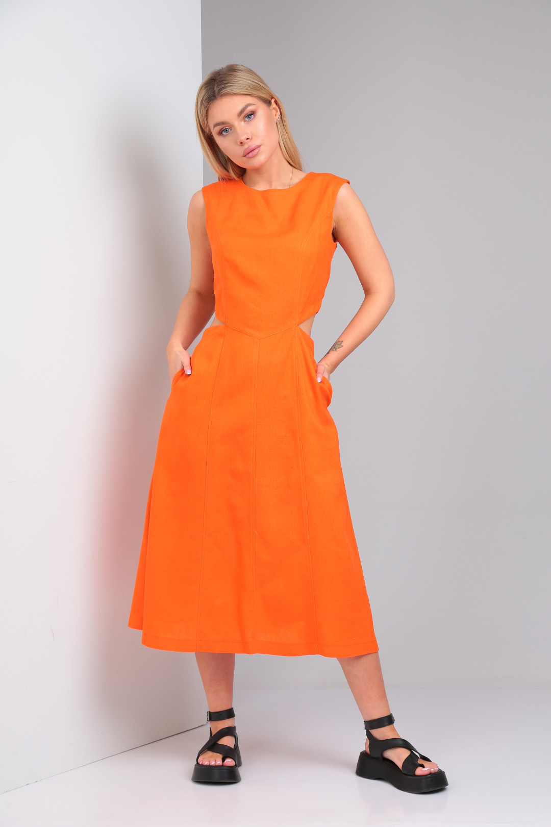 Платье Andrea Fashion 004 оранж