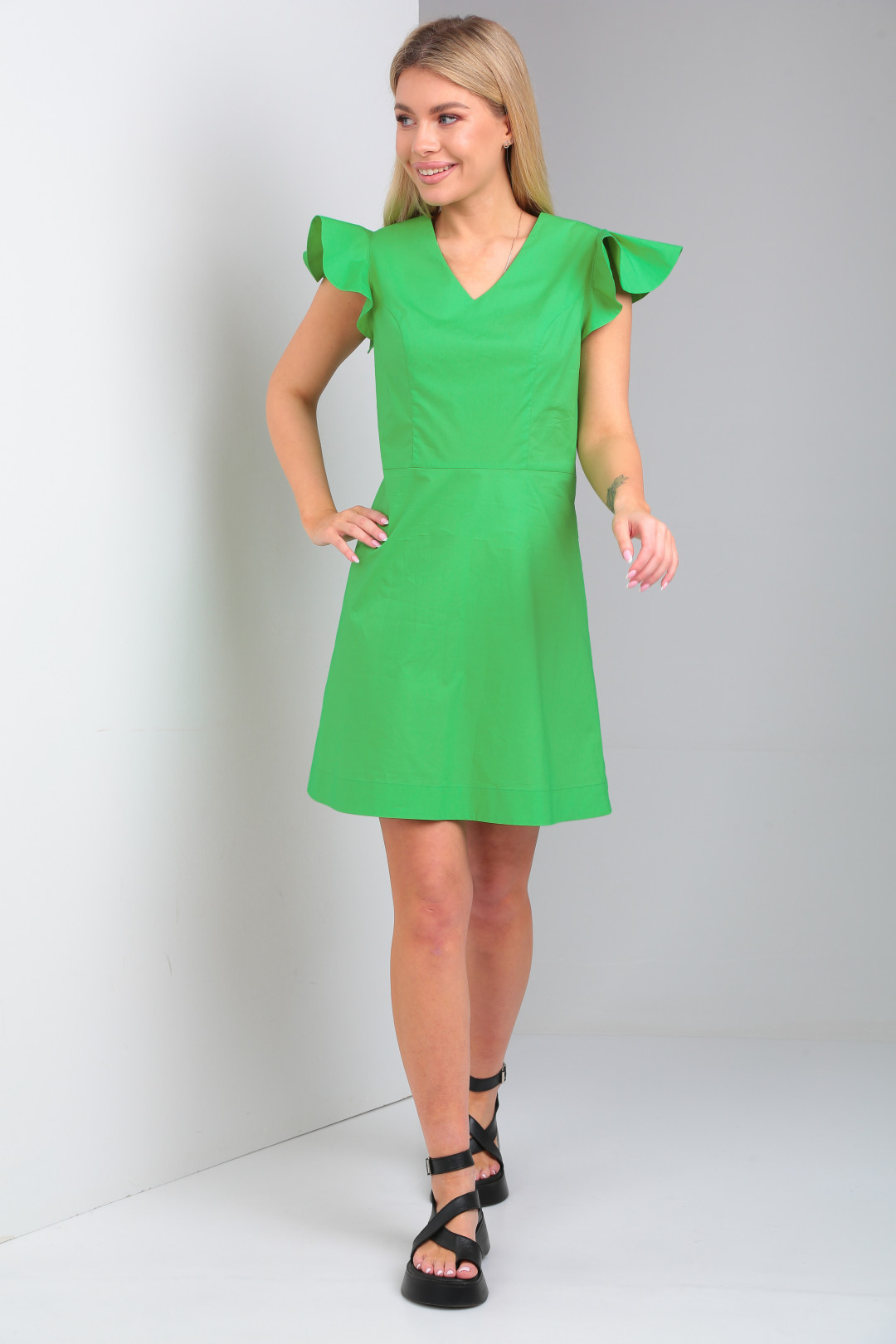 Платье Andrea Fashion 005 зеленый