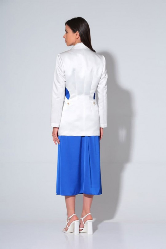 Костюм Andrea Fashion 2232-2 белый + синий