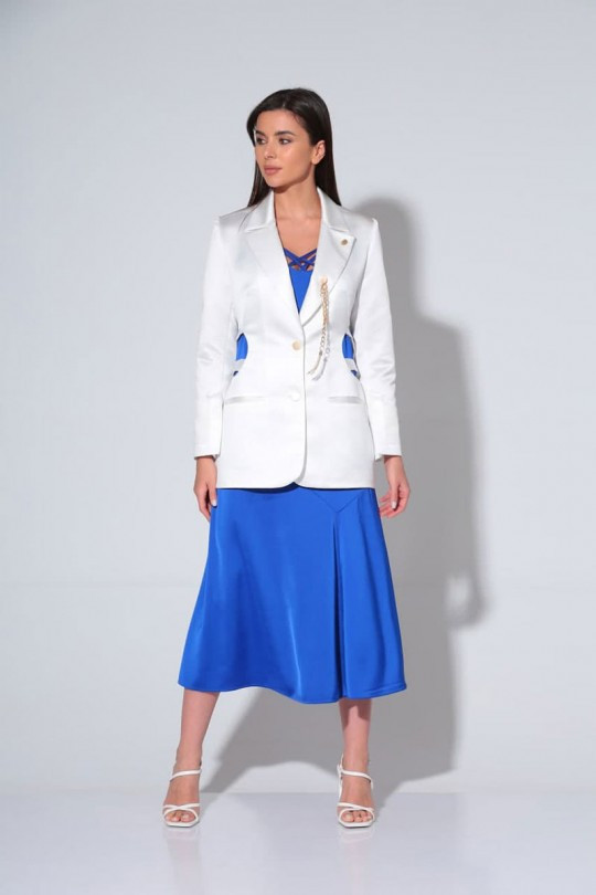 Костюм Andrea Fashion 2232-2 белый + синий