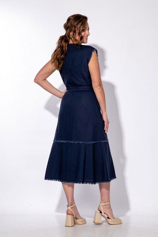 Платье Andrea Fashion 2238 синий