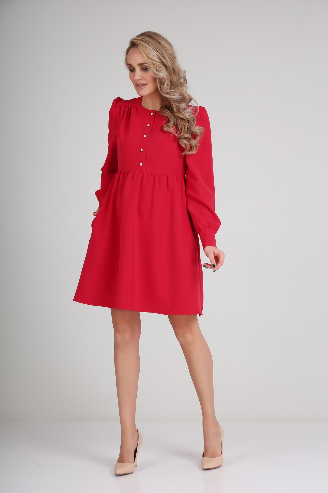Платье Andrea Fashion AF-117/1 красный