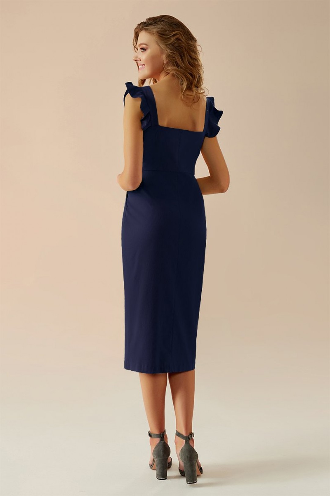 Платье Andrea Fashion AF-125 синий