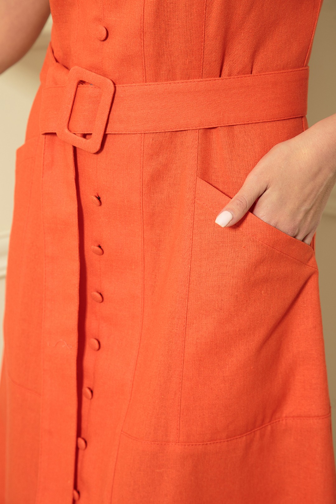 Платье Andrea Fashion AF-131/6 оранжевый