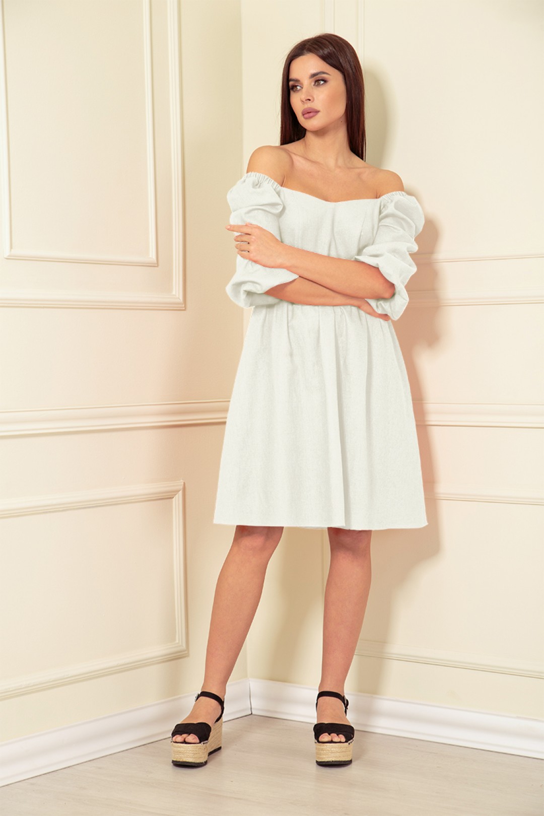 Платье Andrea Fashion AF-141/2 белый
