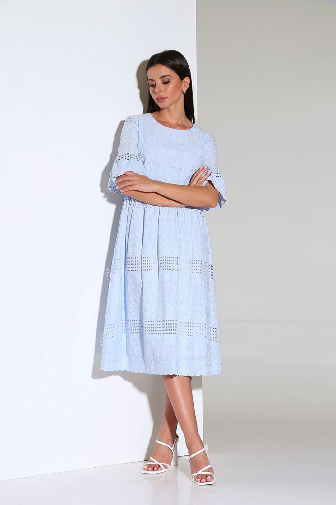 Платье Andrea Fashion AF-156 небесный