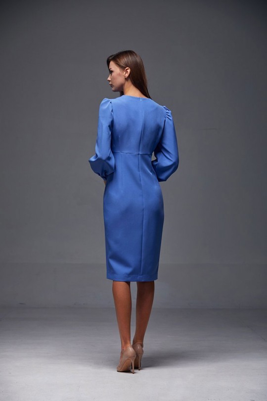 Платье Andrea Fashion AF-165 синий