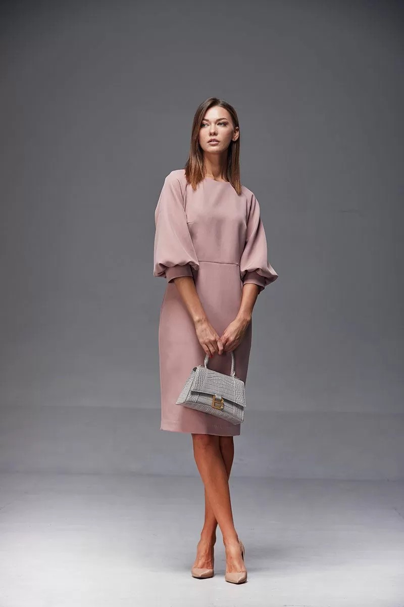 Платье Andrea Fashion AF-166 розовый
