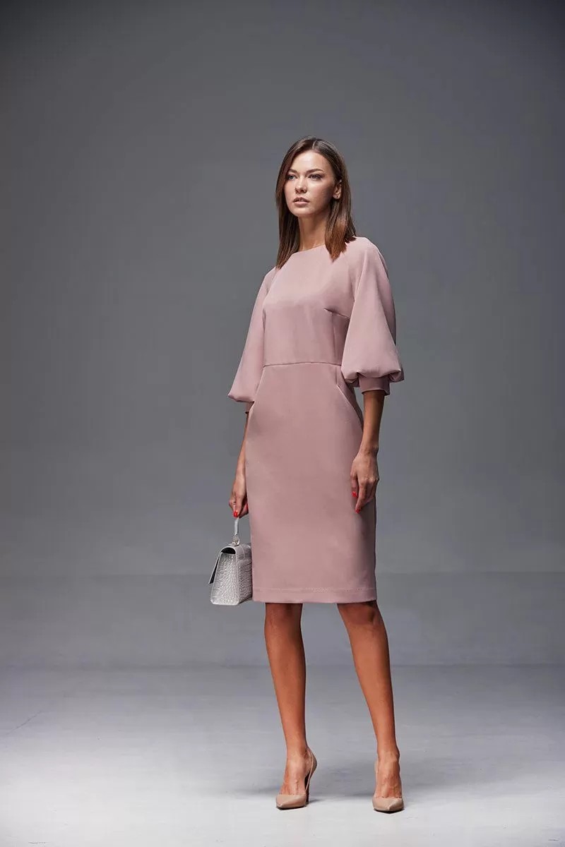 Платье Andrea Fashion AF-166 розовый