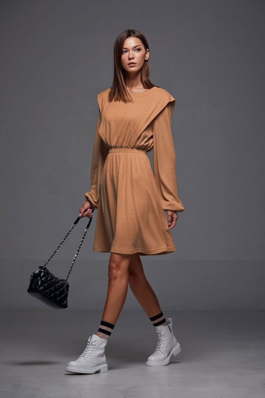 Платье Andrea Fashion AF-186 карамель