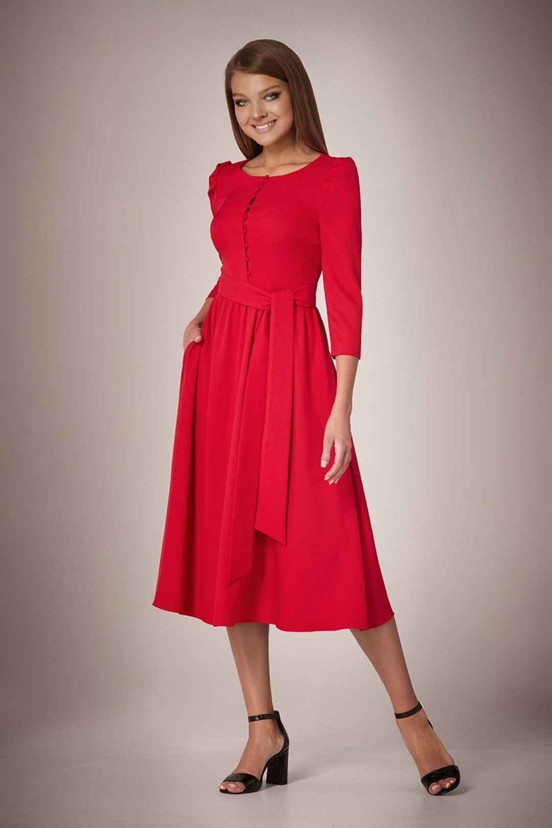 Платье Andrea Fashion AF-29 красный