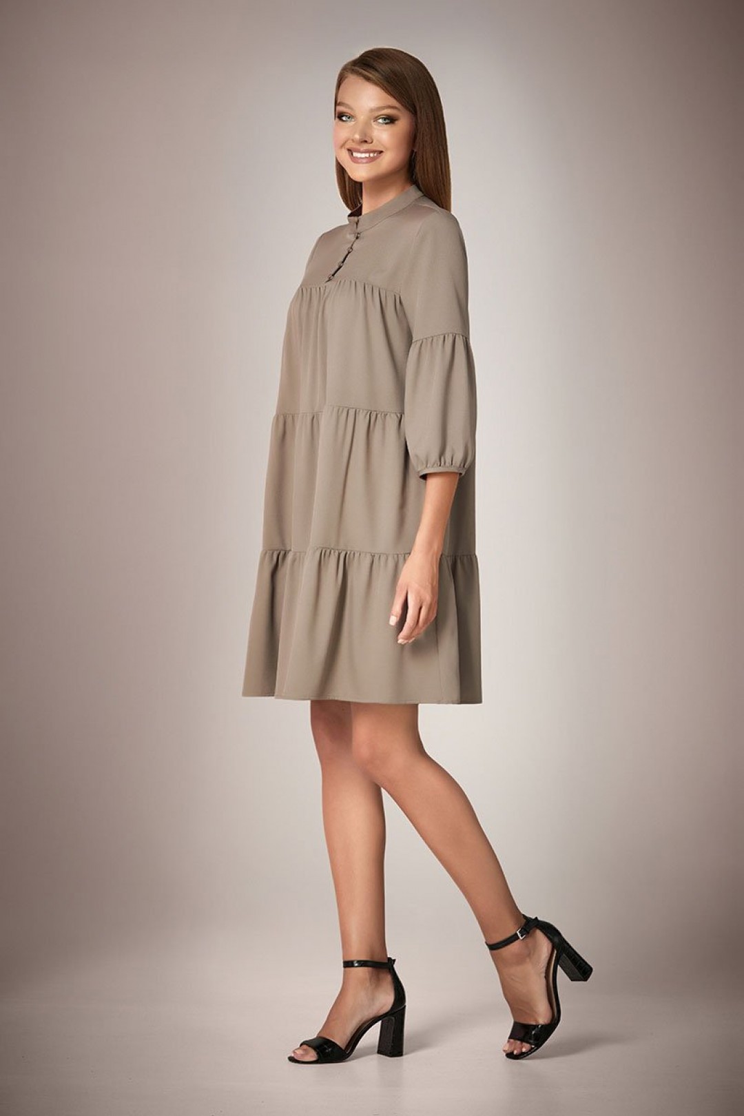 Платье Andrea Fashion AF-34 серый