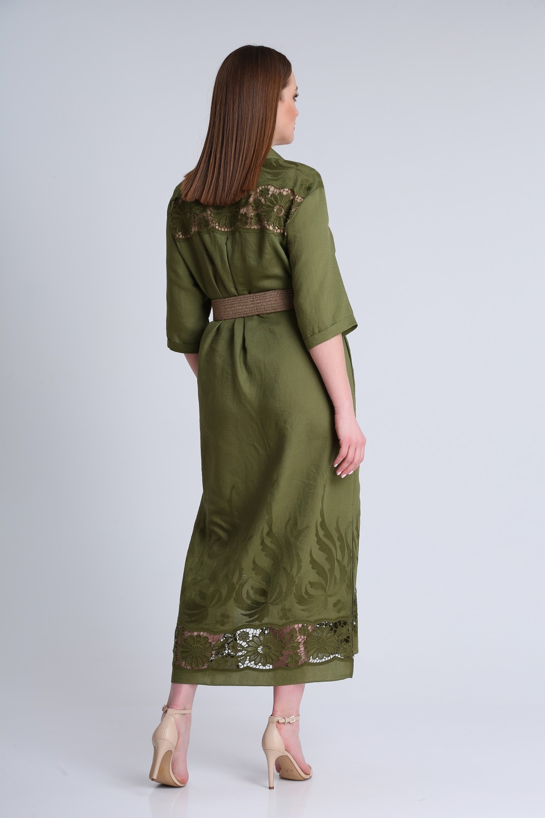 Платье AndreaStyle 0350 зеленый