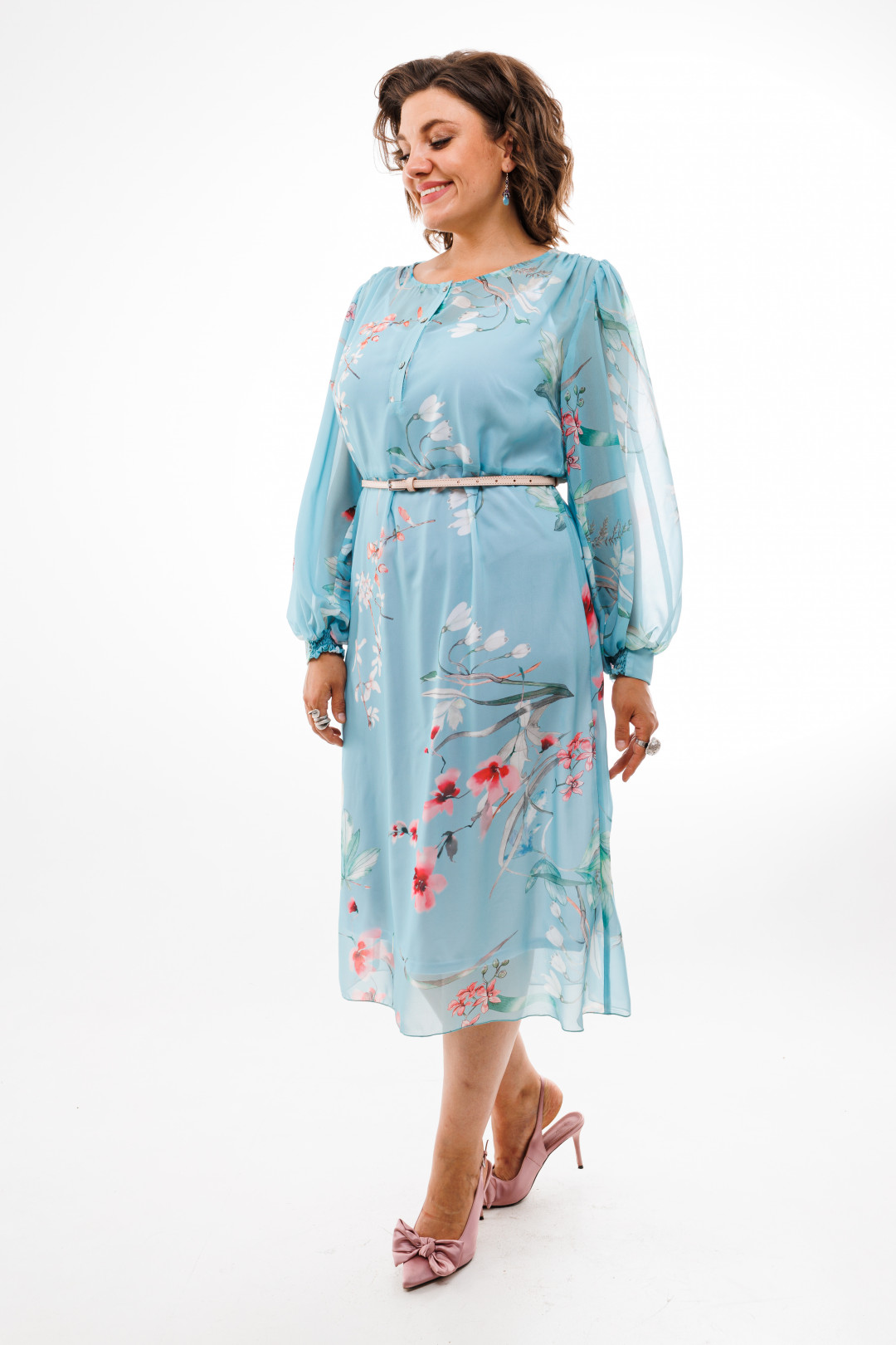 Платье ANELLI LAUREL 1213 голубой