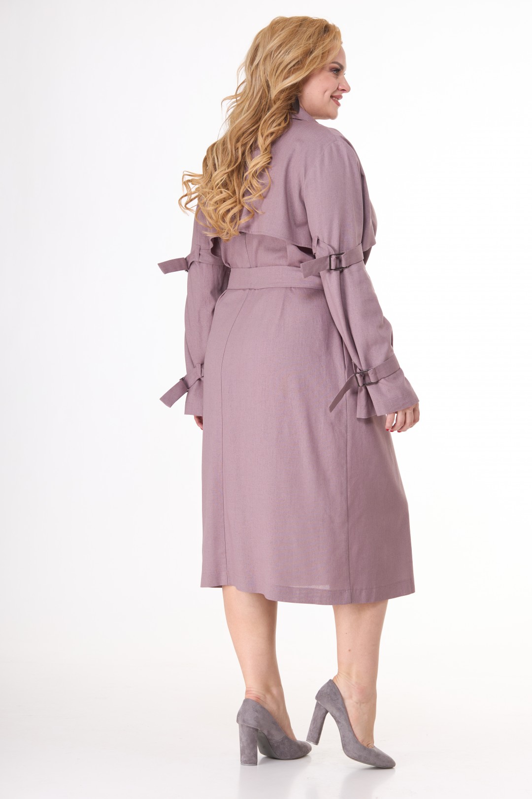 Платье Anelli 1029  фиолетовые тона