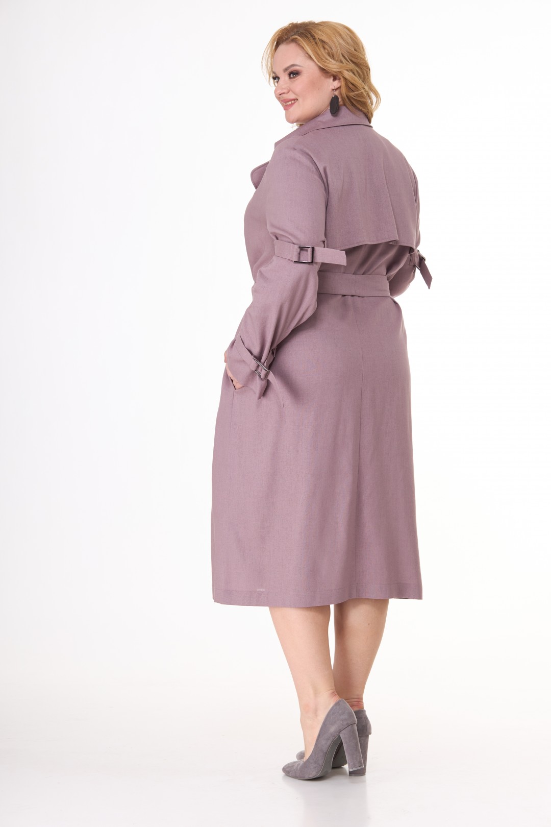 Платье Anelli 1029  фиолетовые тона