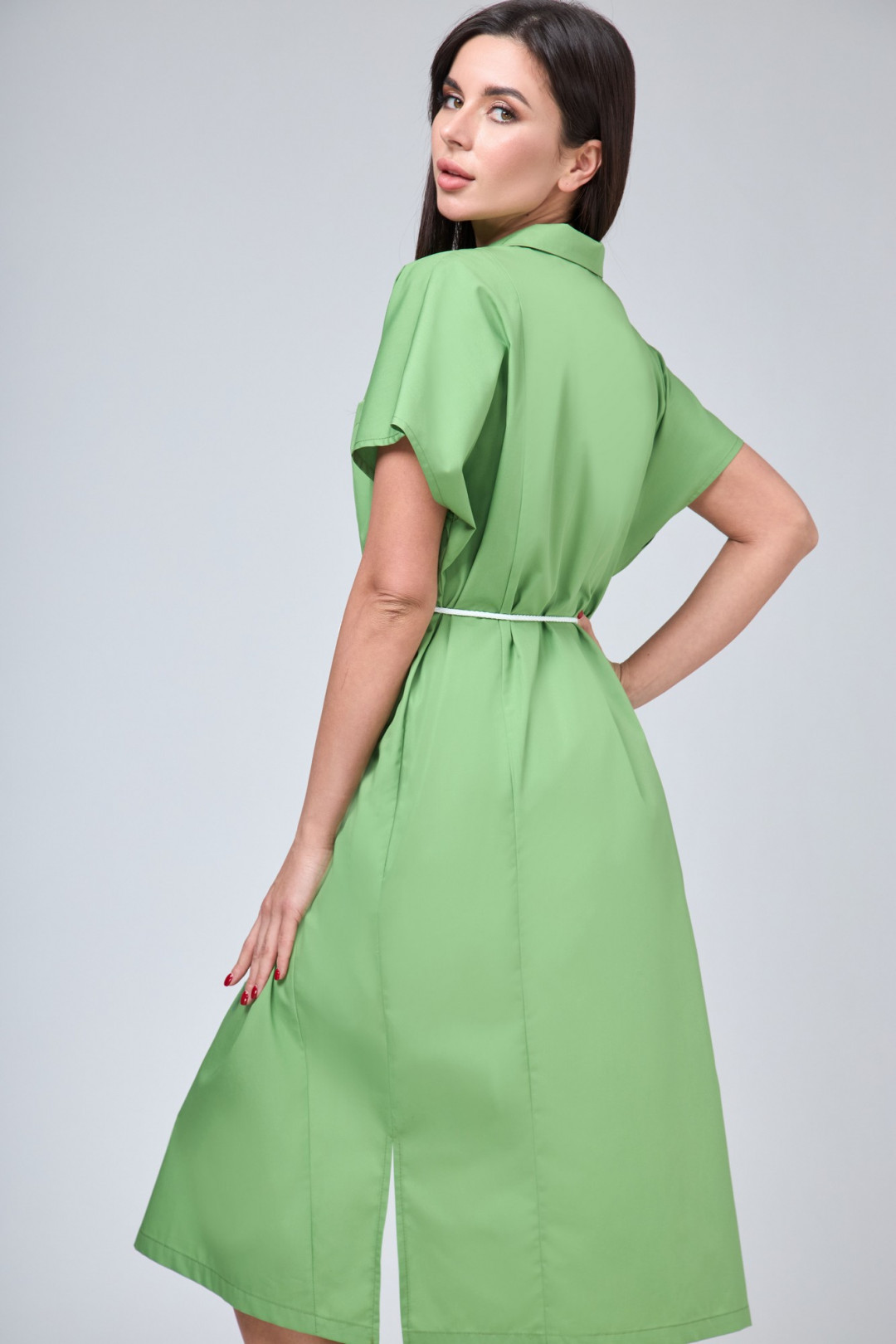 Платье Anelli 1228 зеленый
