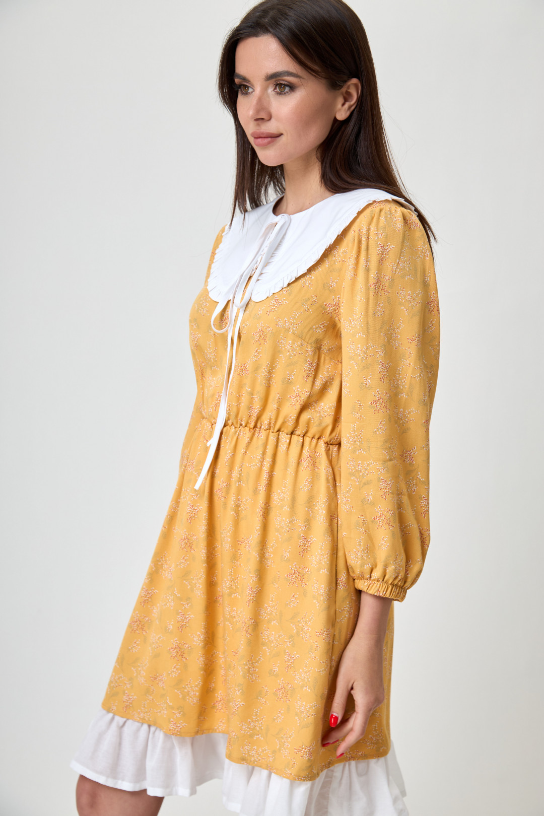 Платье Anelli 1235 желтый