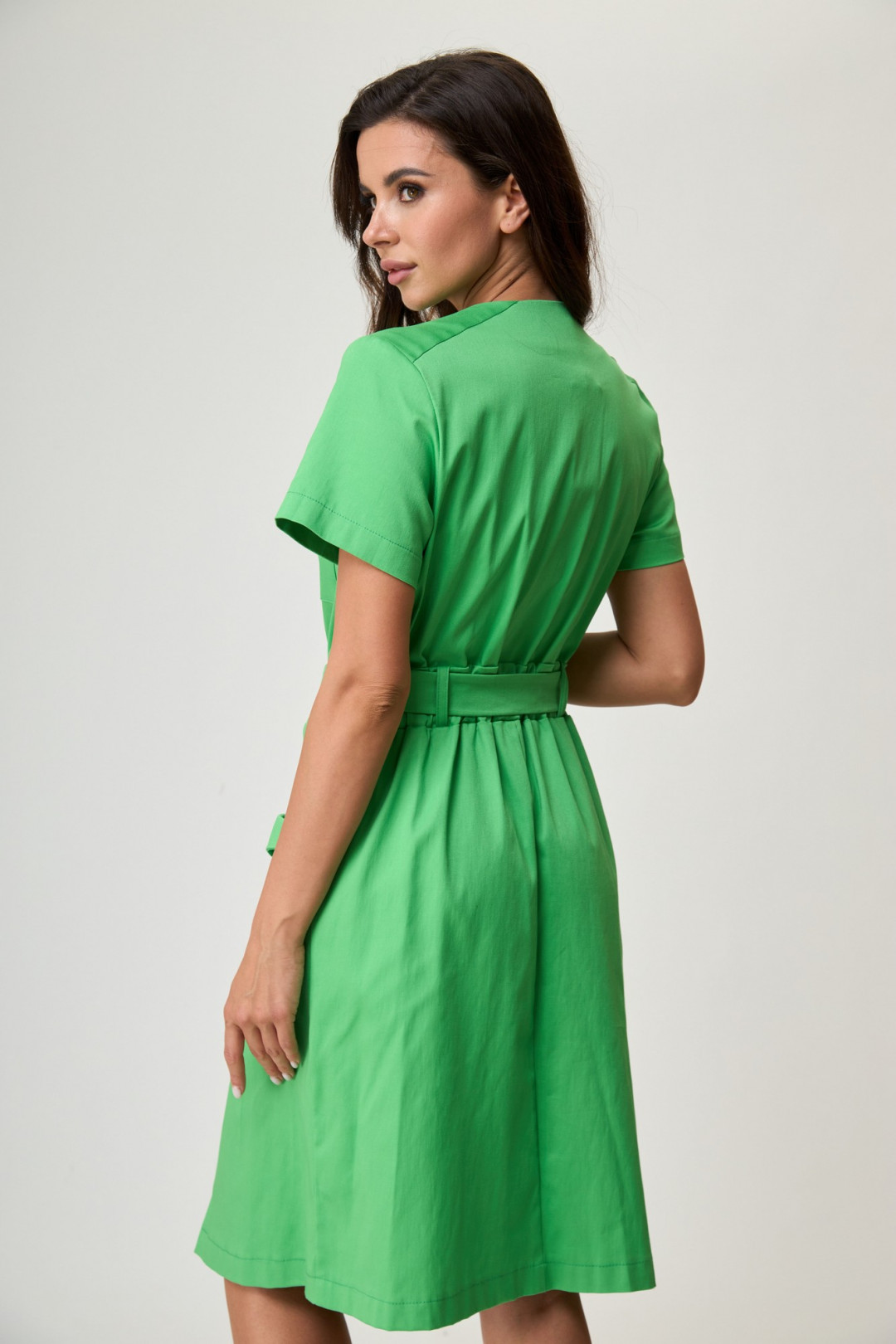 Платье Anelli 1272 зеленый лайм