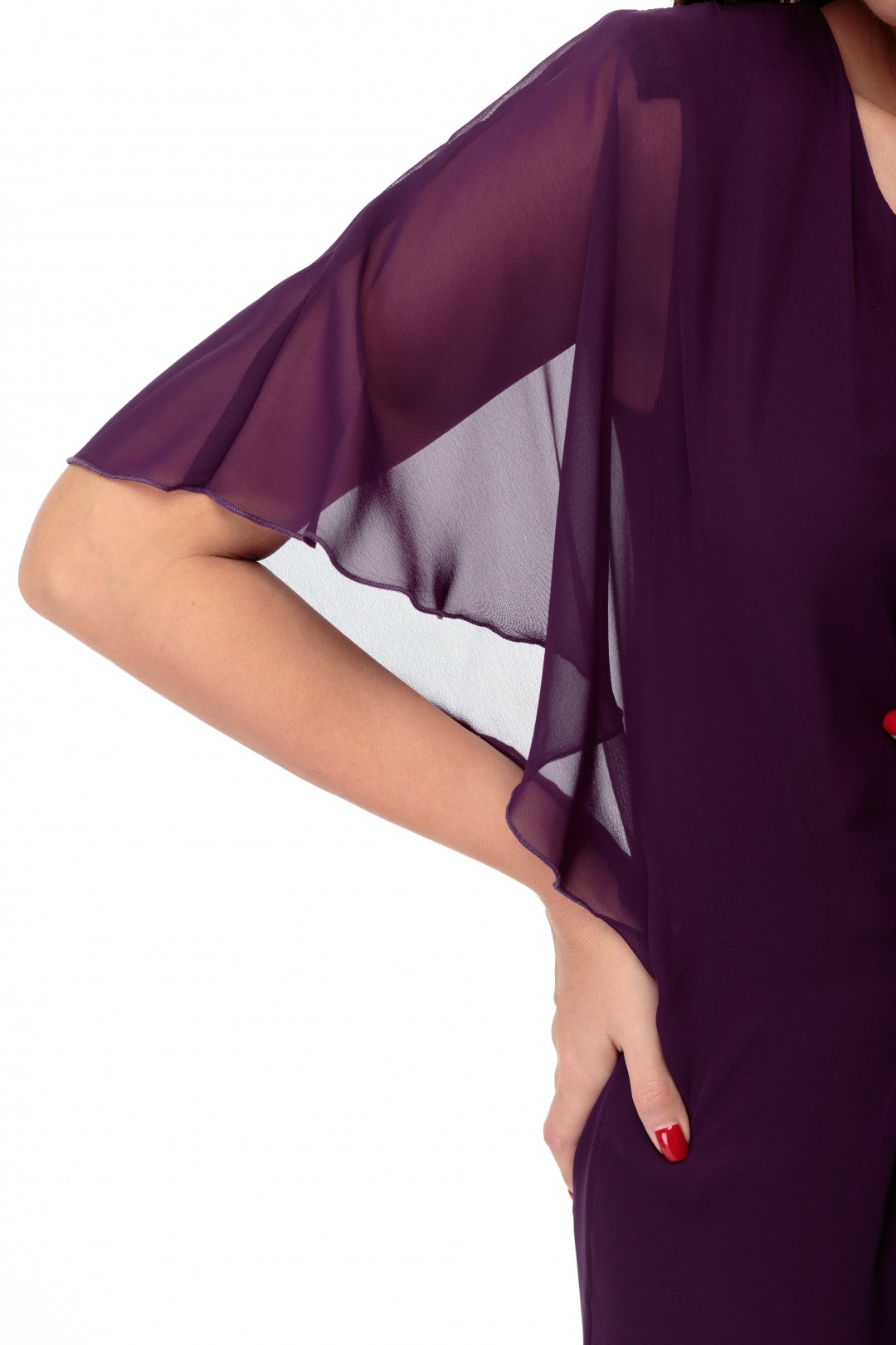 Платье Anelli 139 фиолет тона