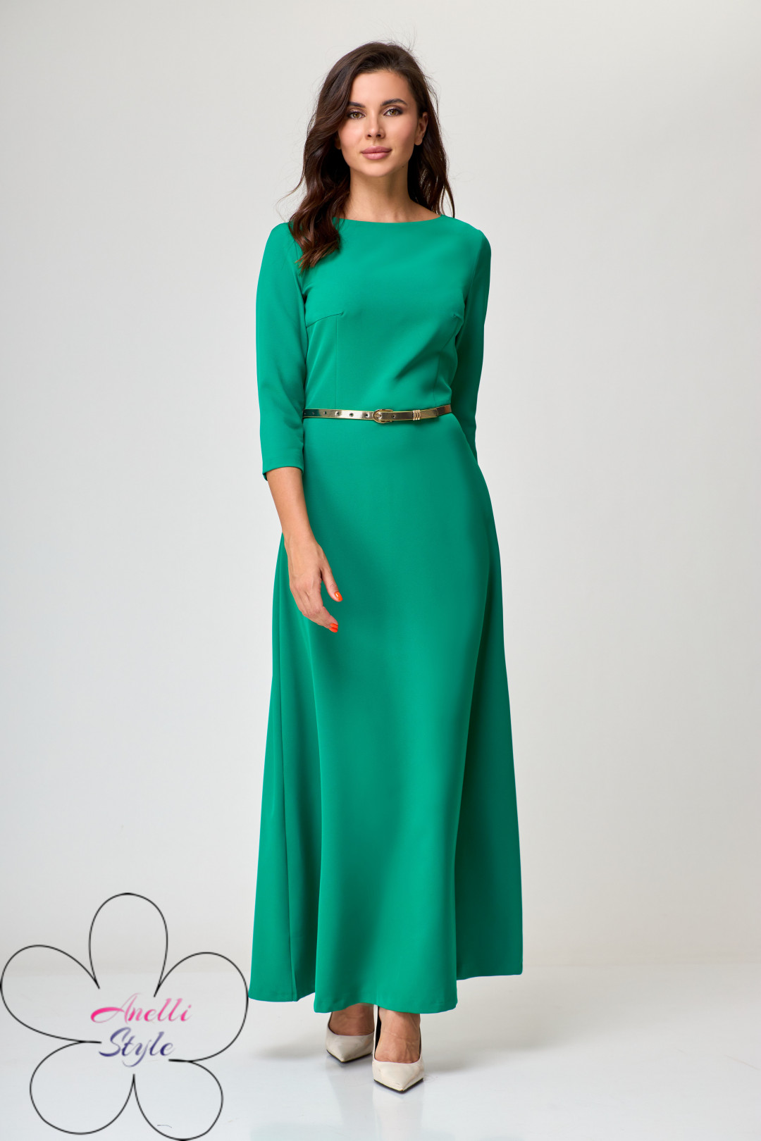 Платье Anelli 268 зелень
