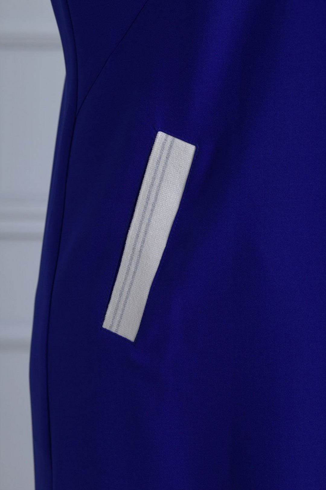 Платье Anelli 472 темно-синий с белой резинкой
