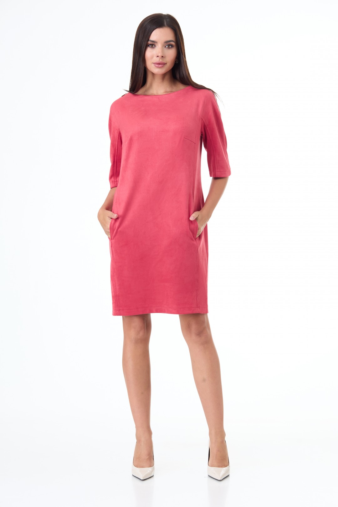 Платье Anelli 551  красные тона