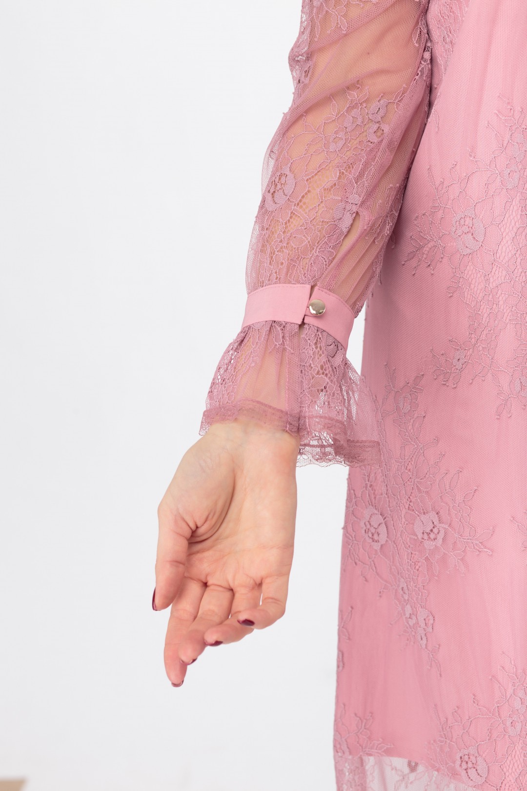 Платье Anelli 684 розовые тона