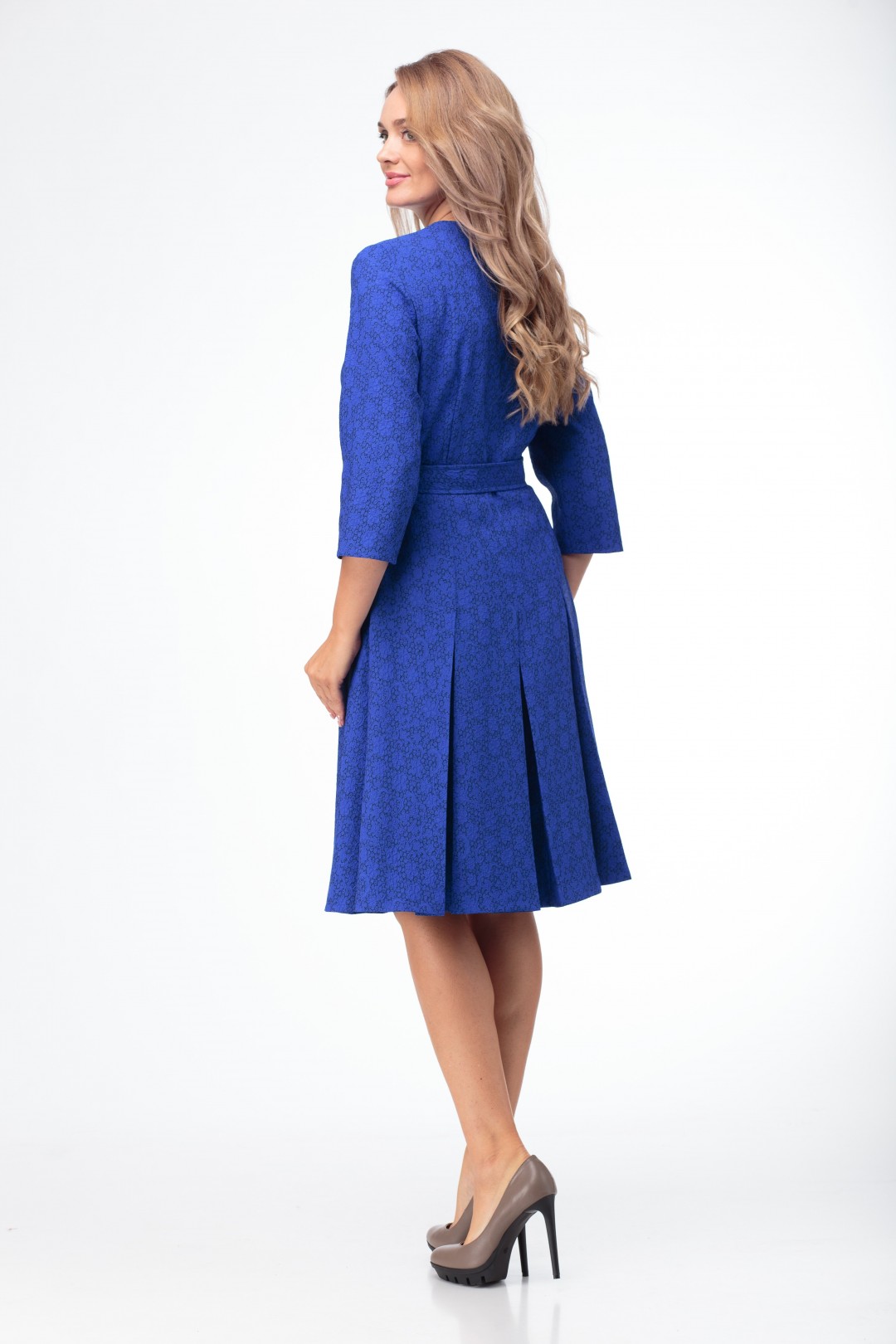Платье Anelli 731 синий