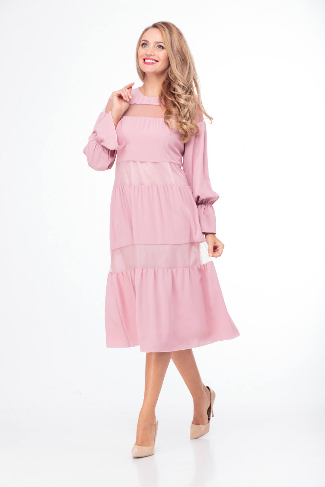 Платье  Anelli 789 розовый