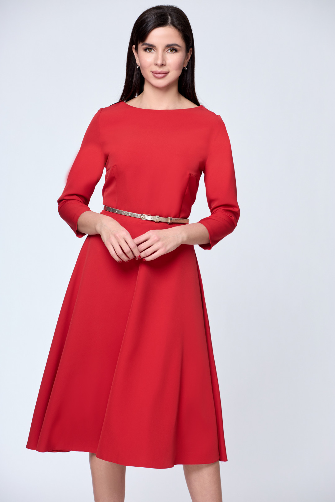 Платье Anelli 821 красный