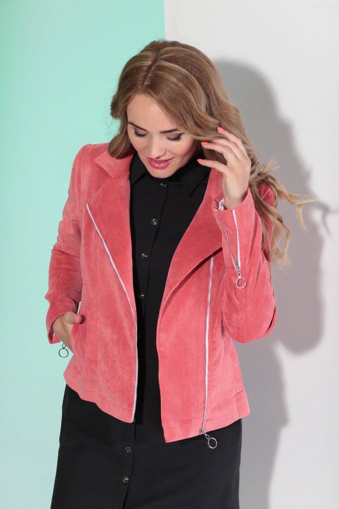 Куртка Angelina & Company 371 темно-розовый