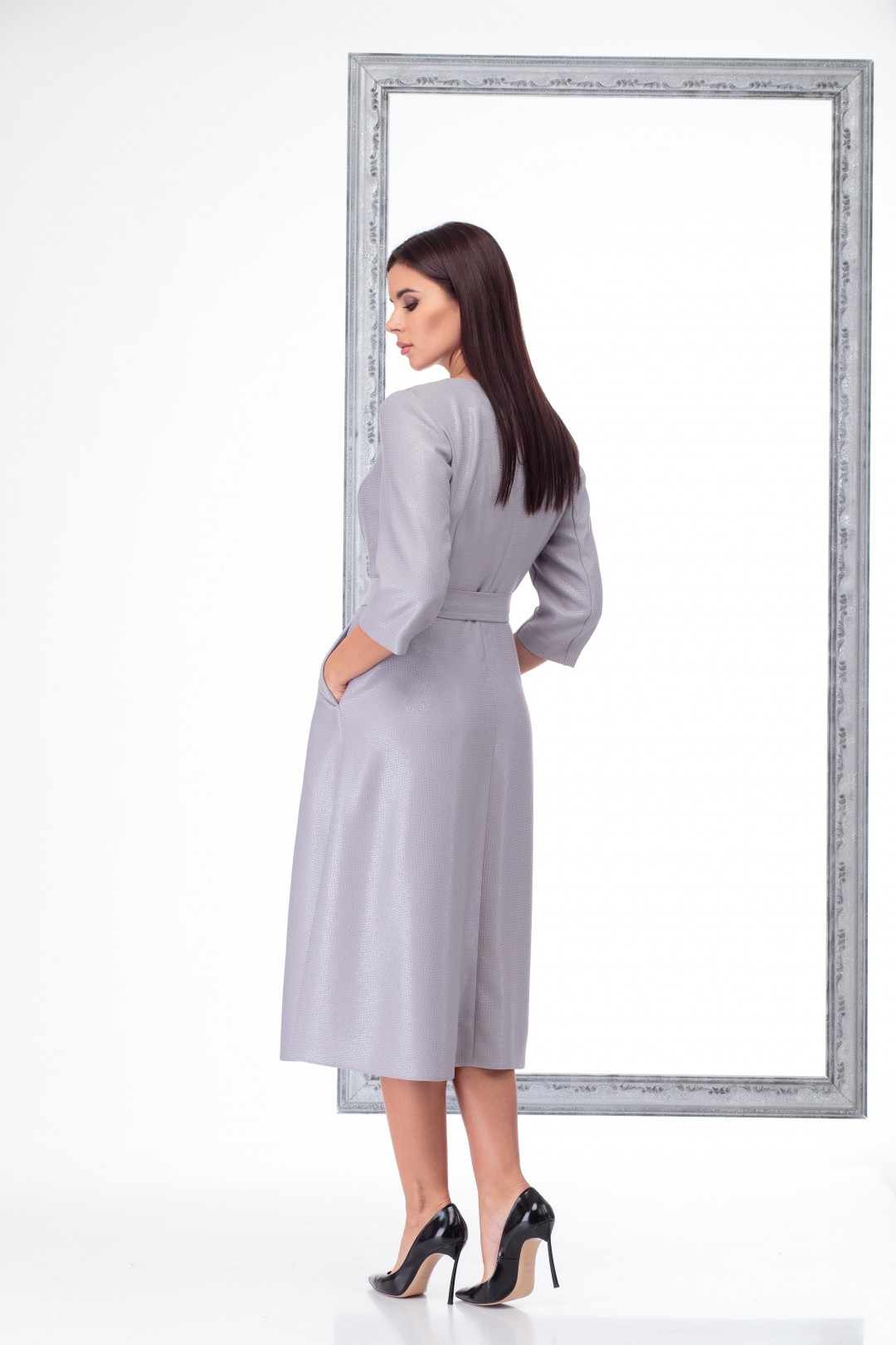Платье Angelina & Company 459с серый