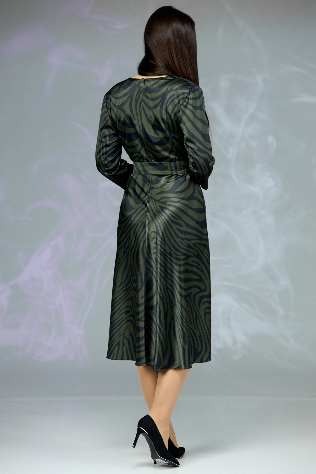Платье Angelina & Company 626х хаки принт